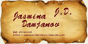 Jasmina Damjanov vizit kartica